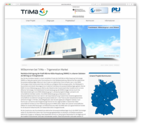 <a href='http://www.trima-kwkk.de' target='_blank'>www.trima-kwkk.de</a><br />Trigeneration Market - Kraft-Wärme-Kälte-Kopplung (KWKK) in urbanen Gebieten als Beitrag zur Energiewende<br />August 2015 - Technologie: netissimoCMS responsive<br /> (44/67)
