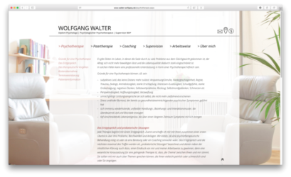 <a href="http://www.walter-wolfgang.de" target="_blank">www.walter-wolfgang.de</a><br />Wolfgang Walter, Diplom-Psychologe | Psychologischer Psychotherapeut | Supervisor BDP <br />Gemeinschaftsproduktion mit eskade|design <a href="http://www.eskade-design.de" target="_blank">www.eskade-design.de</a> <br />Mai  2017 - Technologie: netissimoCMS responsive (48/120)